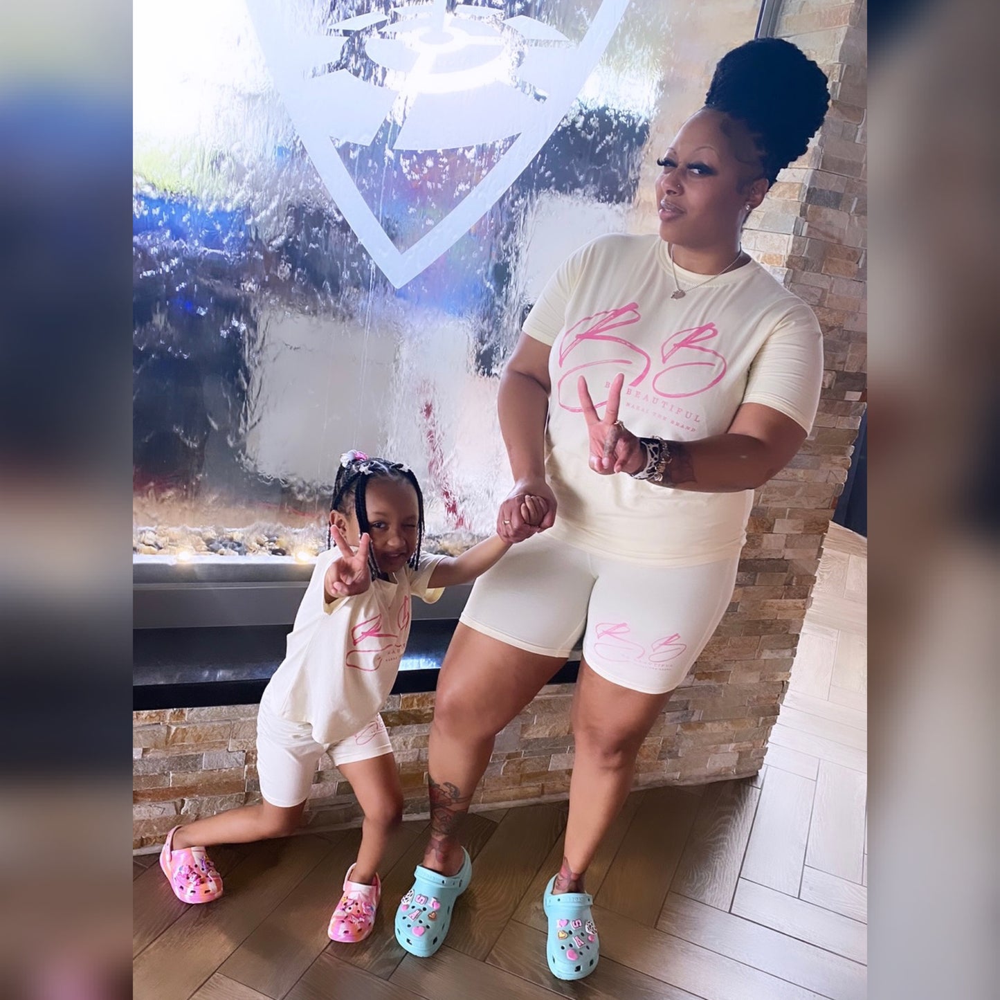 Mommy & Me Set in Cream