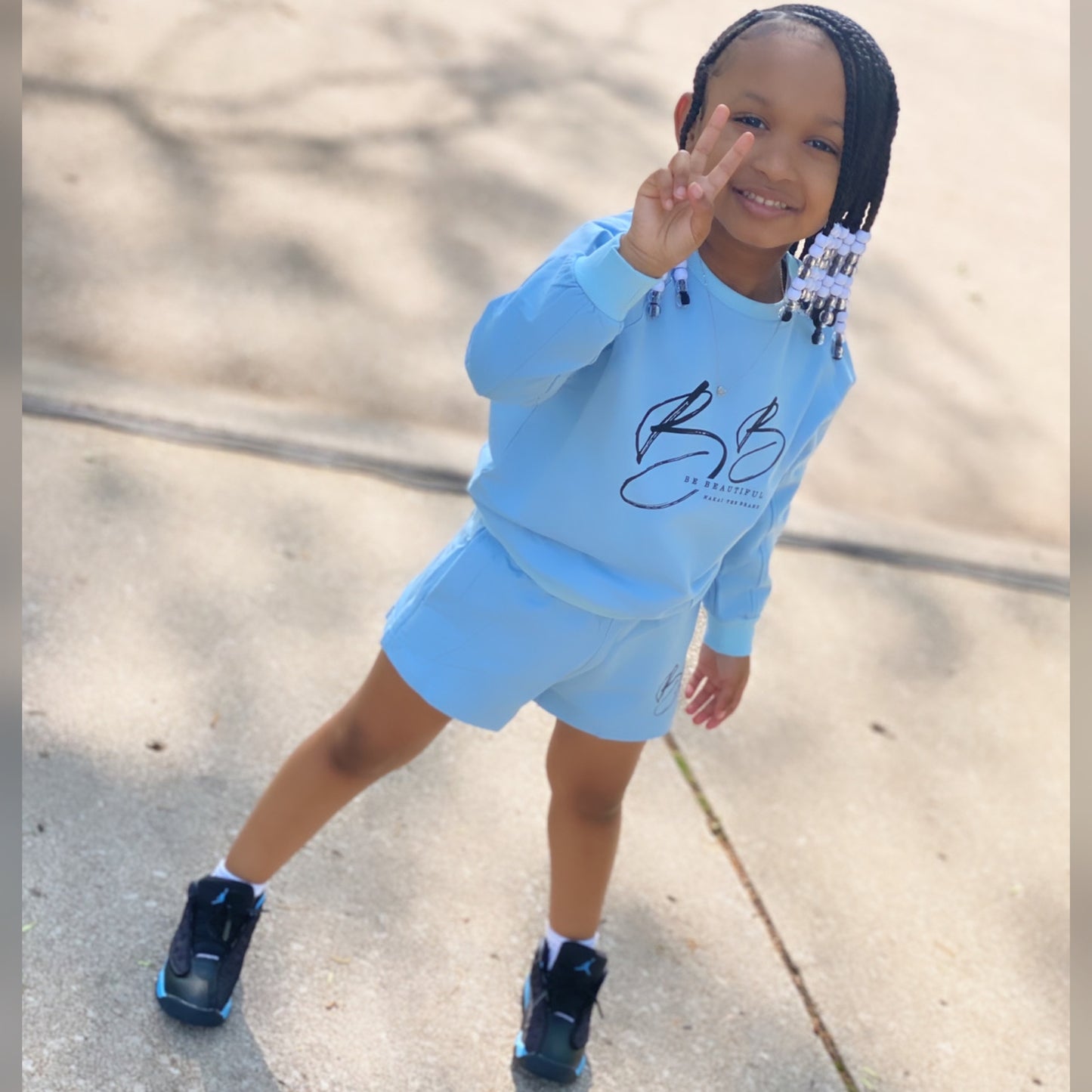 “Cool Kid” Set in Light Blue